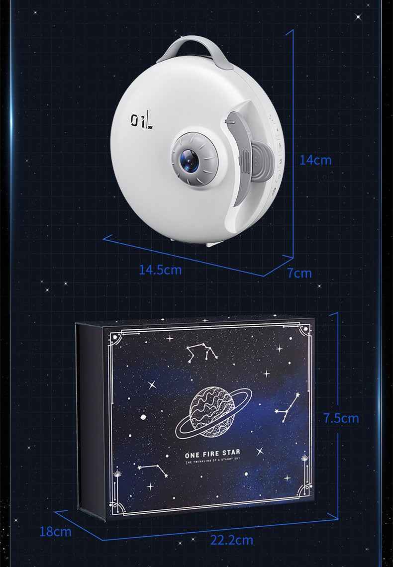 Star Projector Night Light — Bluetooth & Music Sync HD Lamp