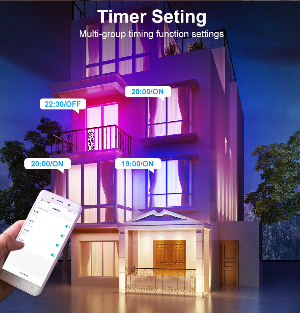 Smart WiFi LED Bulb — RGBCW Color, Voice Control, Alexa & Google Compatible