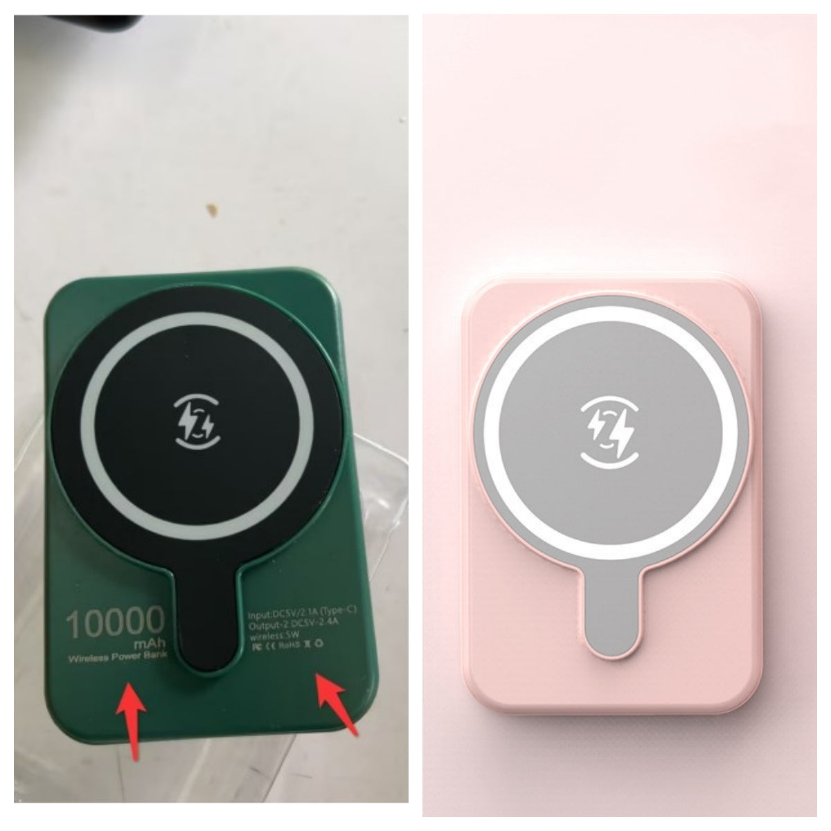 Magnetic Wireless Power Bank — Mini Portable Fast Charging 5000mAh & 10000mAh