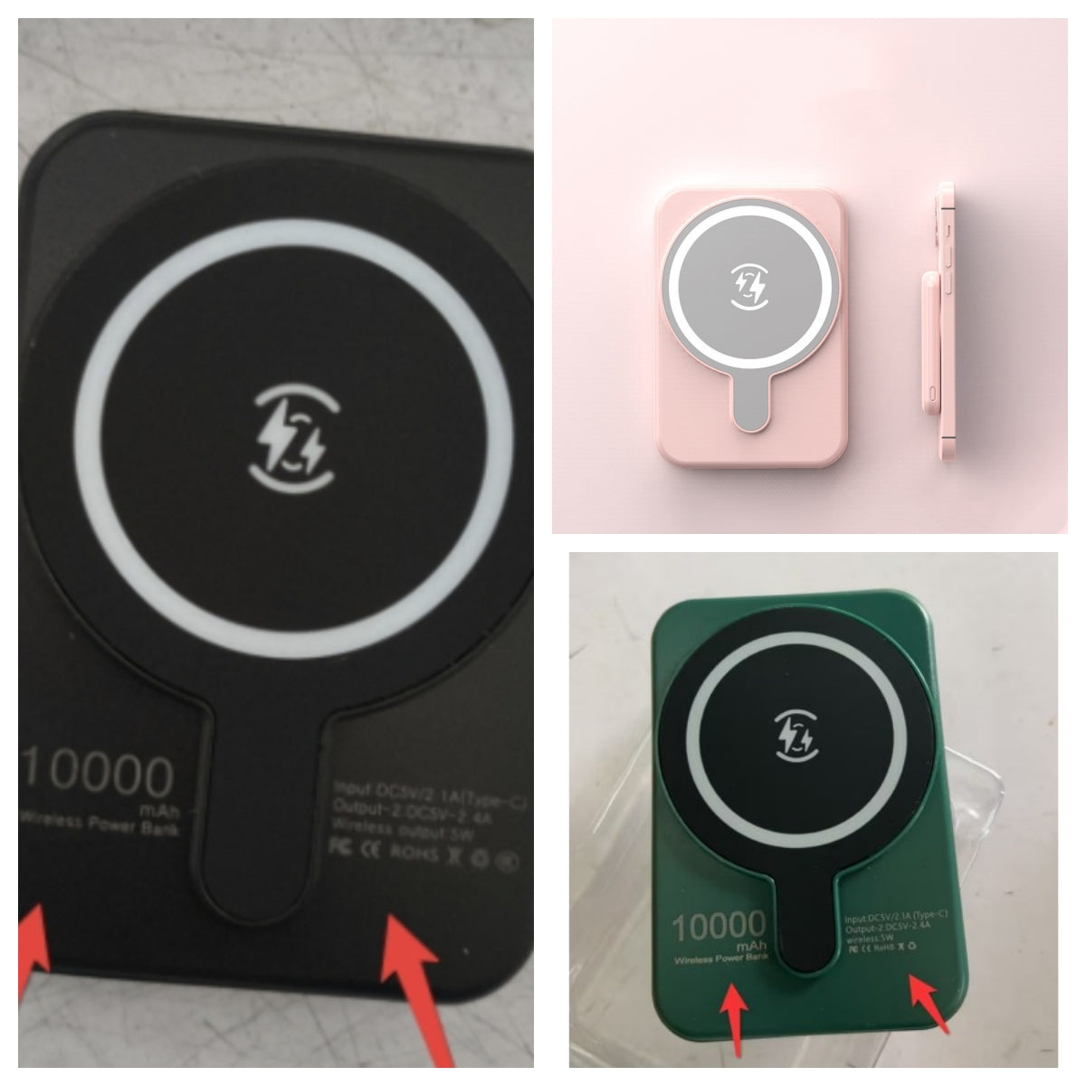 Magnetic Wireless Power Bank — Mini Portable Fast Charging 5000mAh & 10000mAh
