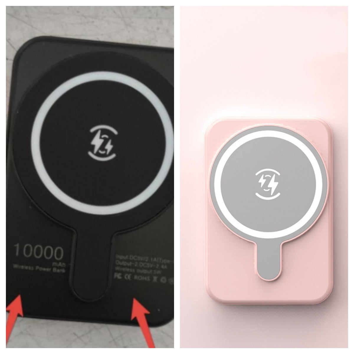Magnetic Wireless Power Bank — Mini Portable Fast Charging 5000mAh &amp; 10000mAh