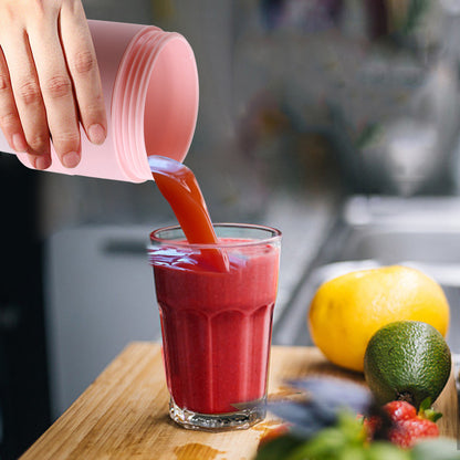 Portable Mini Blender — 450ml USB Rechargeable Smoothie Juicer