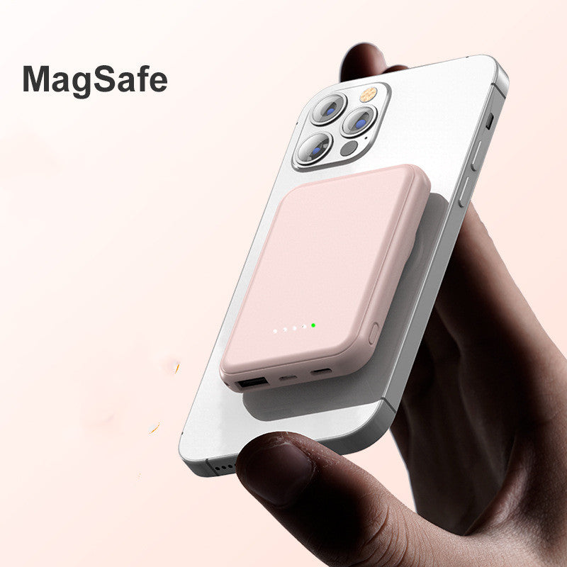 Magnetic Wireless Power Bank — Mini Portable Fast Charging 5000mAh &amp; 10000mAh