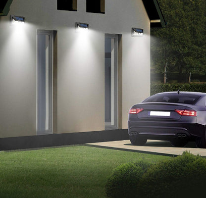Solar Motion Sensor Light — Outdoor Waterproof Wall Lamp with 3 Modes