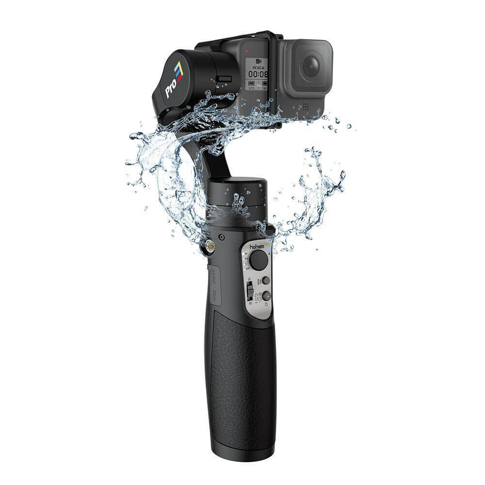 3-Axis Handheld Gimbal Stabilizer — Bluetooth, 12H Battery, for Action Camera