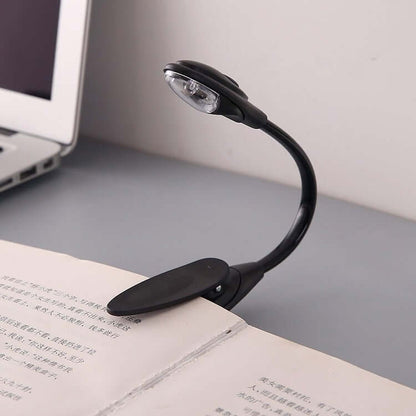 Mini Clip-On LED Book Light — Portable Reading Light for Books, Kindle &amp; Desk
