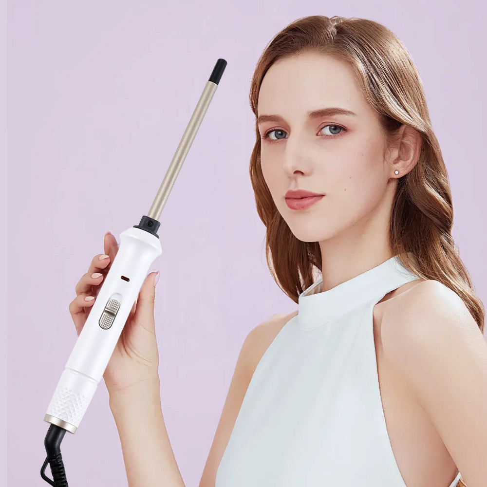 Mini Hair Curler — 9mm Dual Thermostat Electric Curling Iron for Tight Curls