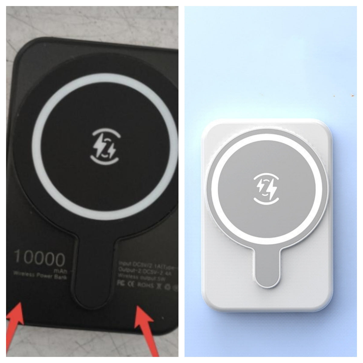 Magnetic Wireless Power Bank — Mini Portable Fast Charging 5000mAh &amp; 10000mAh