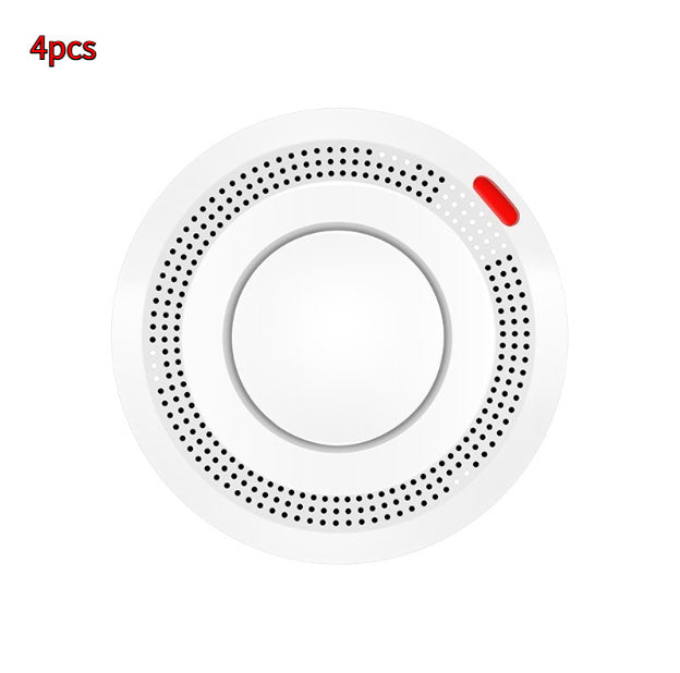 Smart WiFi Smoke Detector — 80dB Alarm with App Notifications &amp; Ceiling Mount