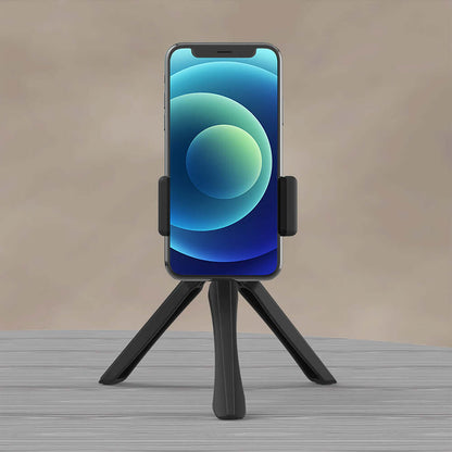 Desktop Phone Tripod Stand — Flexible Mini Tripod with Gimbal &amp; Phone Clip