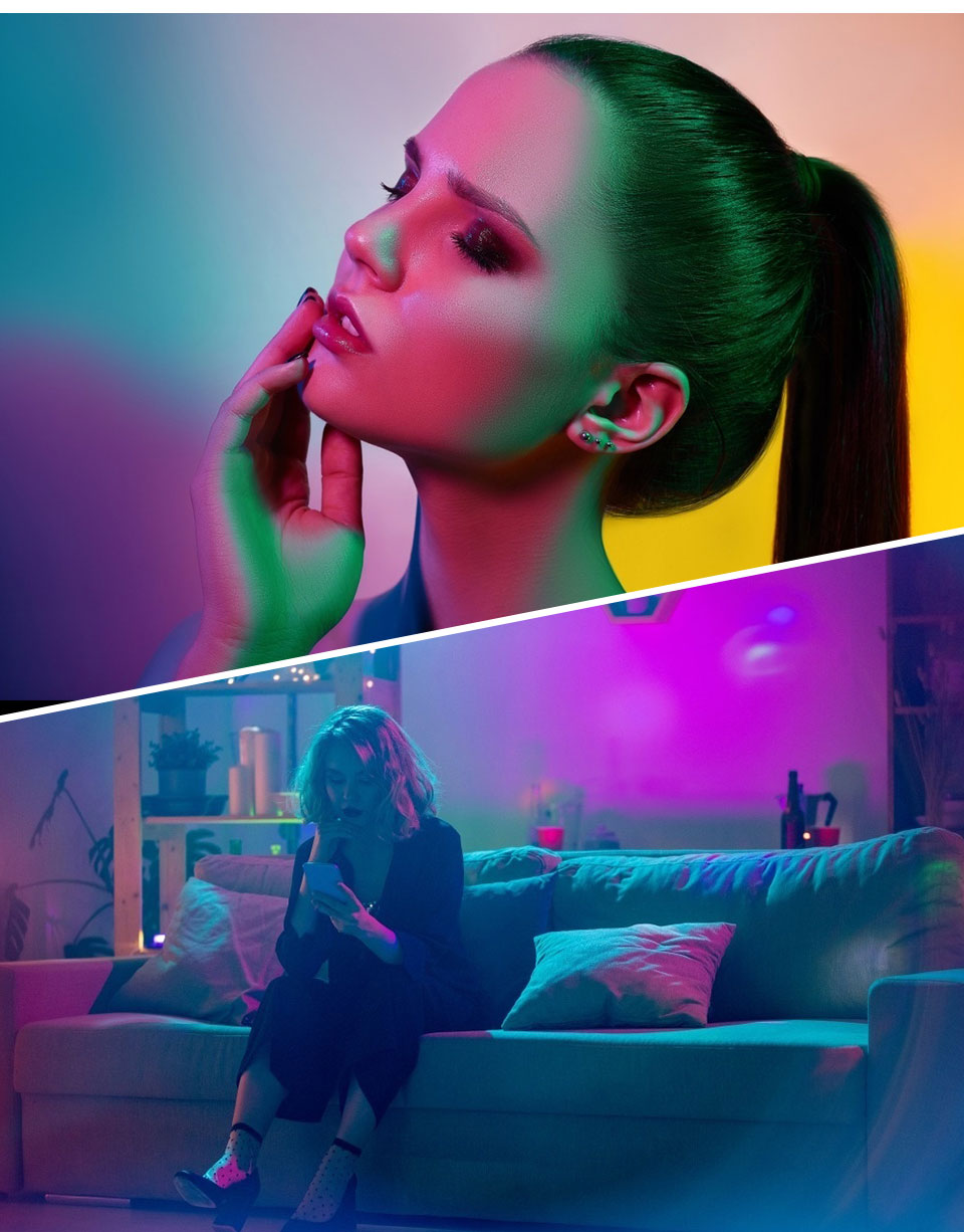 Smart WiFi LED Bulb — RGBCW Color, Voice Control, Alexa &amp; Google Compatible