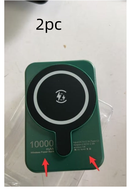 Magnetic Wireless Power Bank — Mini Portable Fast Charging 5000mAh &amp; 10000mAh