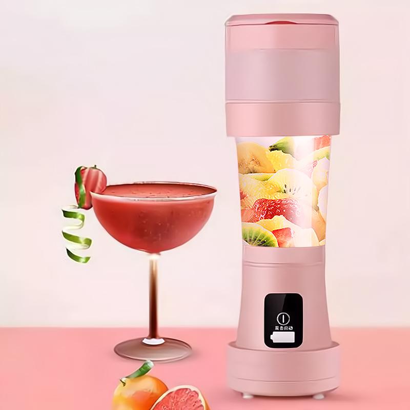 Portable Mini Blender — 450ml USB Rechargeable Smoothie Juicer