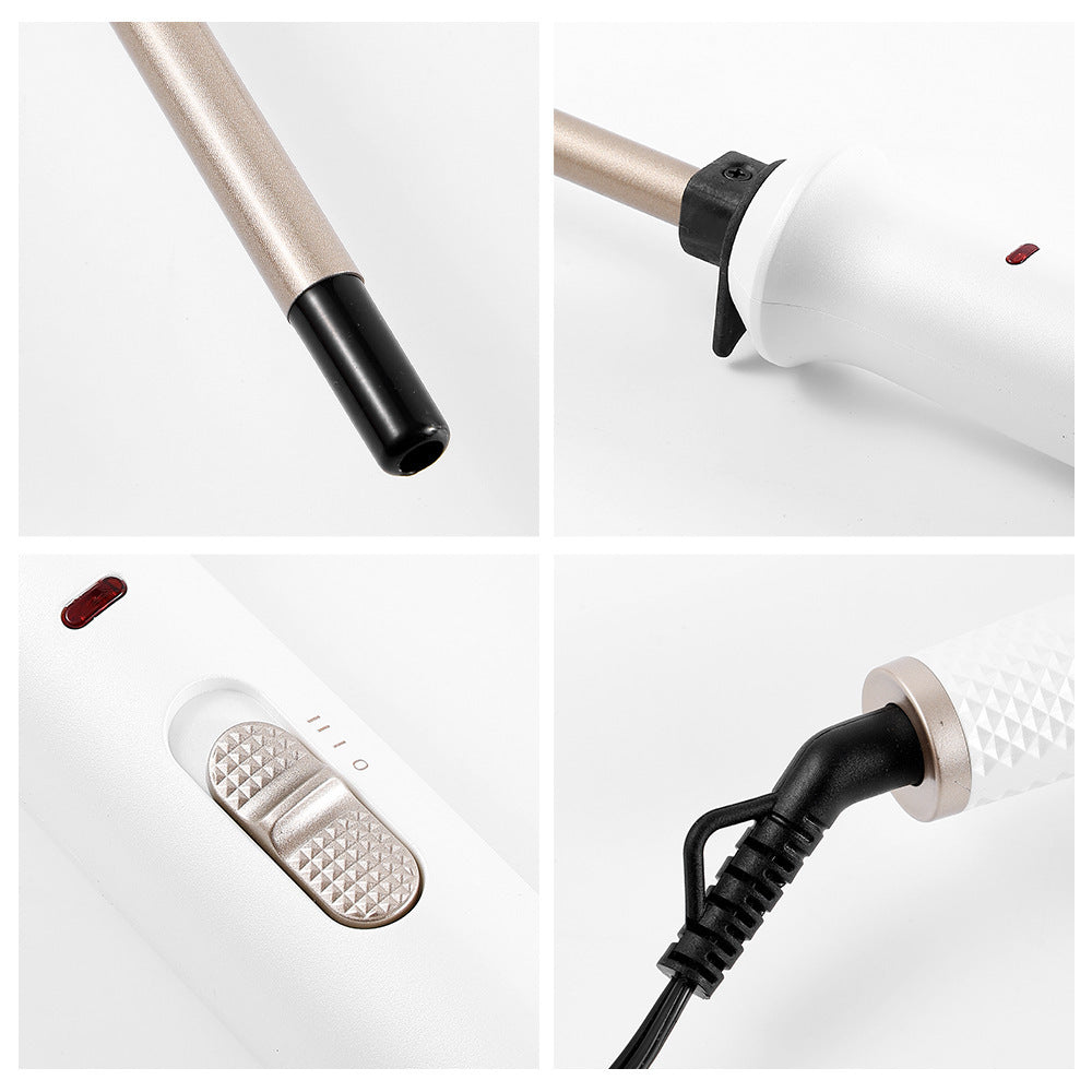 Mini Hair Curler — 9mm Dual Thermostat Electric Curling Iron for Tight Curls