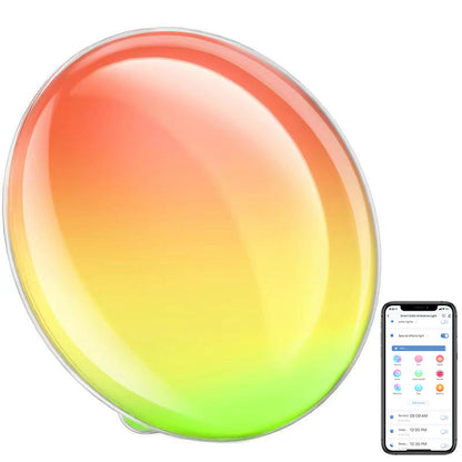 Smart Lotus Bedside Lamp — Bluetooth App Control, RGB Color, USB Powered