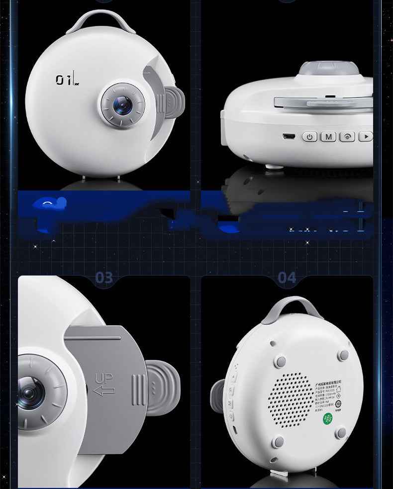 Star Projector Night Light — Bluetooth &amp; Music Sync HD Lamp