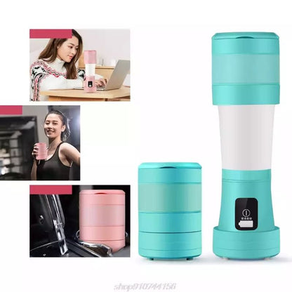 Portable Mini Blender — 450ml USB Rechargeable Smoothie Juicer